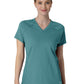 Women's Four-Pocket Flex-n-Reach V-Neck Raglan Top - 6259 - Vintage Teal