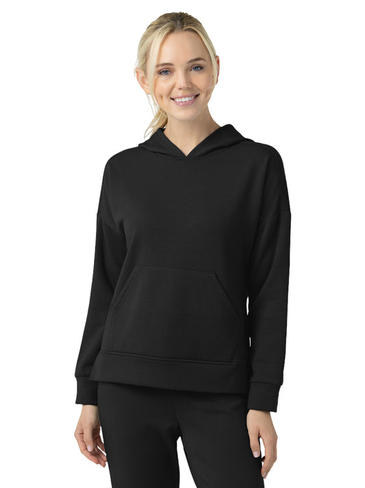 Women's One-Pocket Hoodie - 6289 - Black