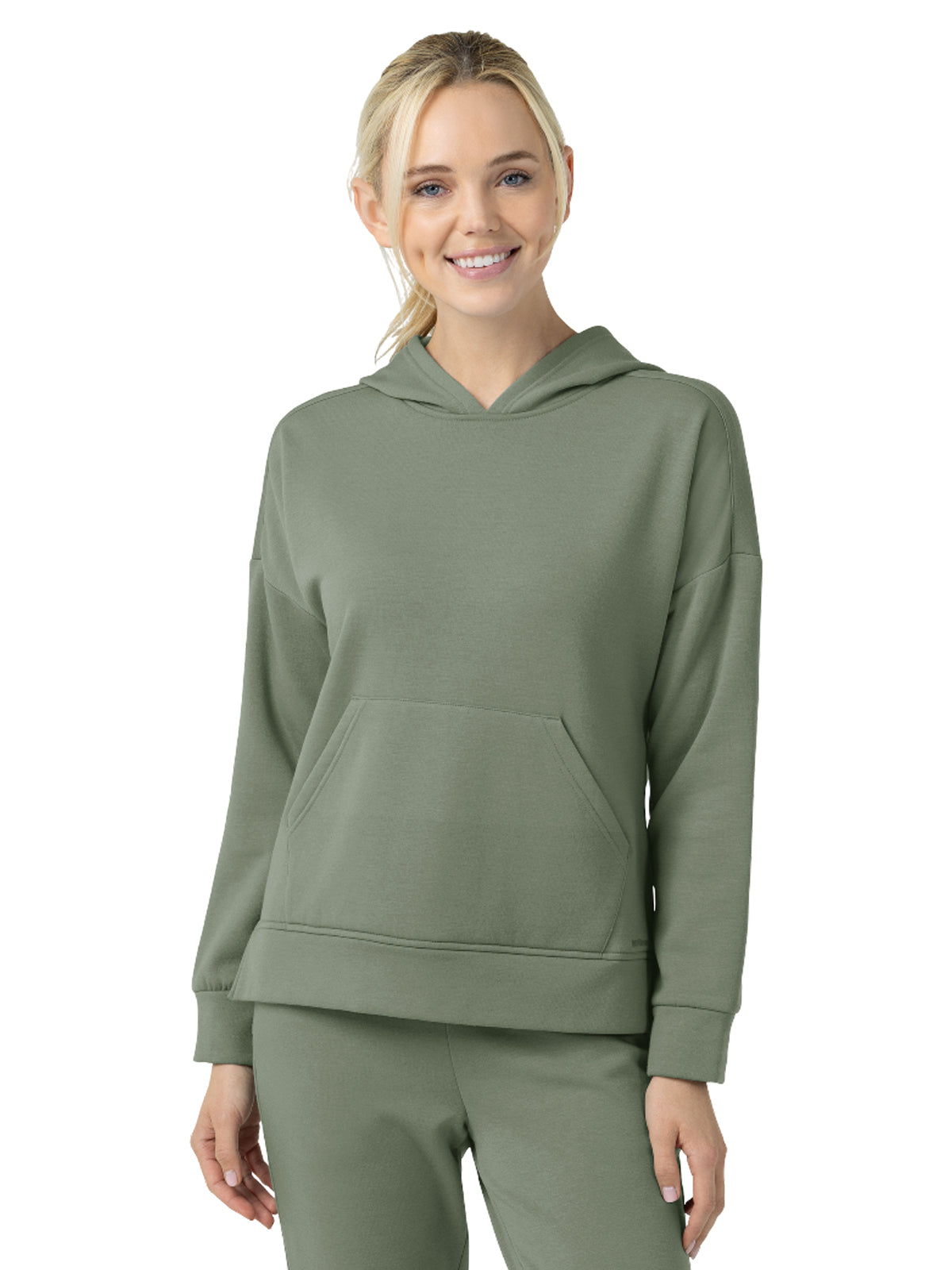 Women's One-Pocket Hoodie - 6289 - Sage