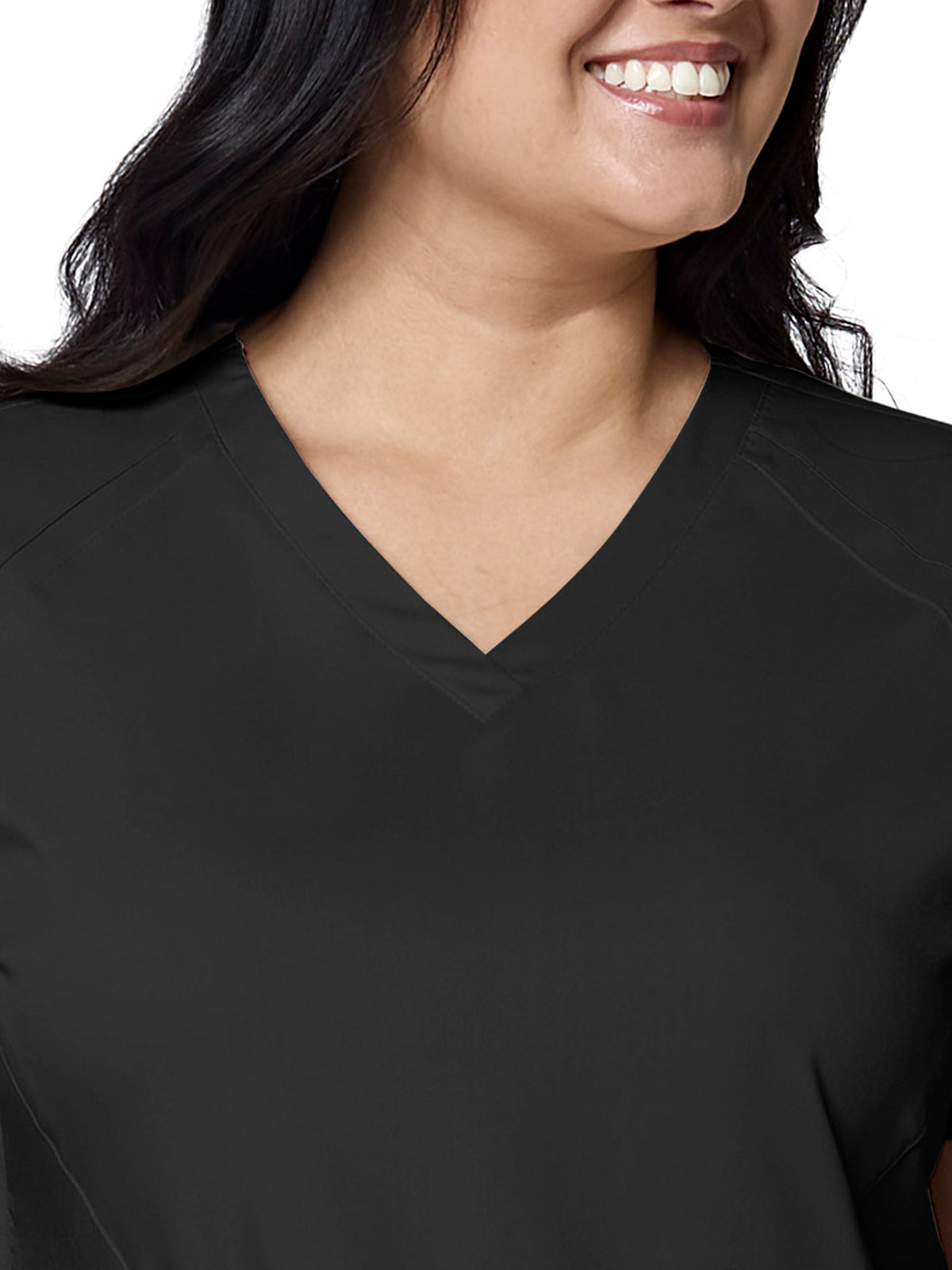 Women's 4 Pocket V-Neck Top