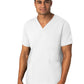 Men's Four-Pocket V-Neck Top - 6351 - White