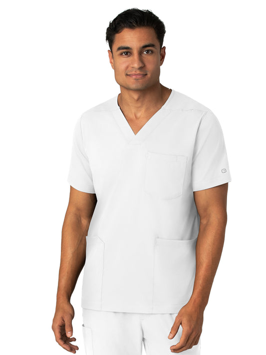 Men's Four-Pocket V-Neck Top