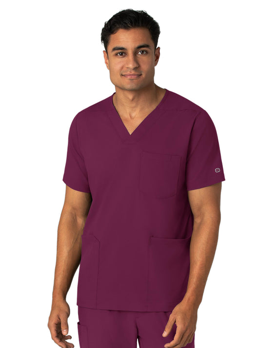 Men's Four-Pocket V-Neck Top