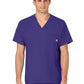 Men's Six-Pocket V-Neck Top - 6355 - Grape