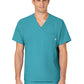 Men's Six-Pocket V-Neck Top - 6355 - Teal