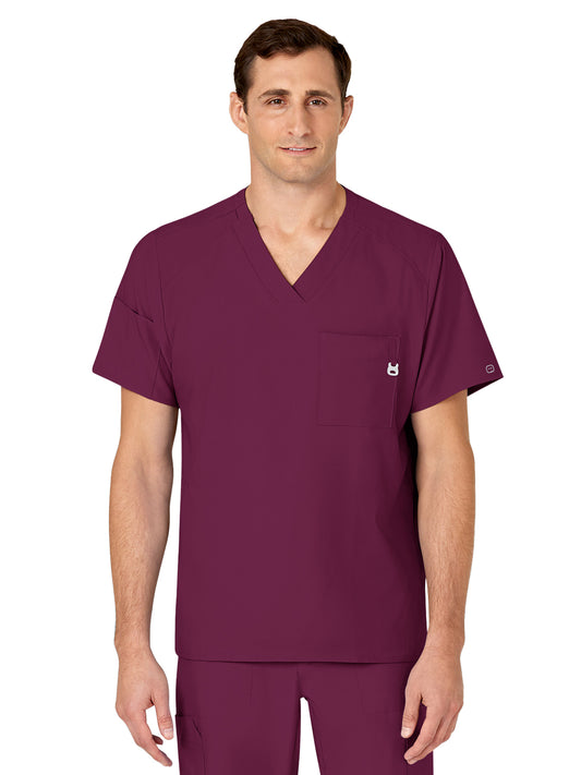 Men's Six-Pocket V-Neck Top