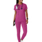 Women's Two-Pocket Flex-n-Reach Crew Neck Scrub Top