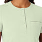 Women's One-Pocket Mandarin Collar Tuck-In Top