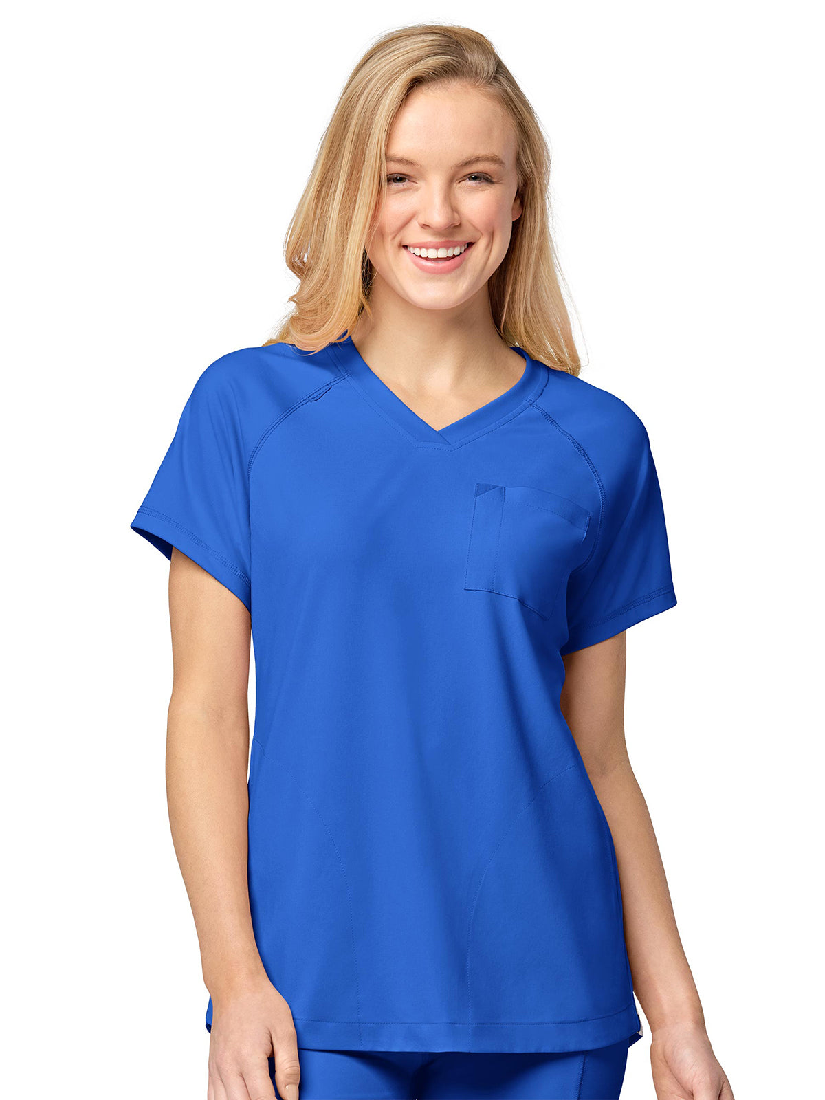 Women's Four-Pocket V-Neck Top