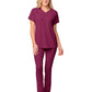 Women's Four-Pocket V-Neck Top