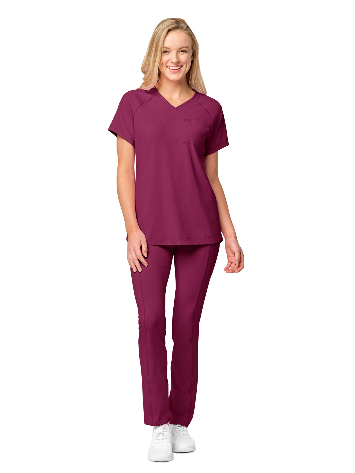 Women's Four-Pocket V-Neck Top