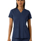 Women's Two-Pocket V-Neck Scrub Top - 6559 - Navy