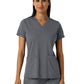 Women's Two-Pocket V-Neck Scrub Top - 6559 - Pewter