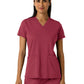 Women's Two-Pocket V-Neck Scrub Top - 6559 - Ruby
