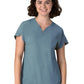 Women's Three-Pocket Y-Neck Dolman Scrub Top