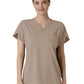 Women's Three-Pocket Y-Neck Dolman Scrub Top