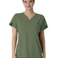 Women's Three-Pocket Y-Neck Dolman Scrub Top