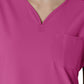 Women's Three-Pocket Y-Neck Dolman Scrub Top