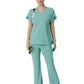 Women's Three-Pocket Y-Neck Dolman Scrub Top