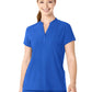 Women's Four-Pocket Mandarin Collar Scrub Top