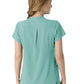 Women's Four-Pocket Mandarin Collar Scrub Top