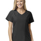 Women's Two-Pocket Y-Neck Wrap Top