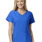 Women's Two-Pocket Y-Neck Wrap Top