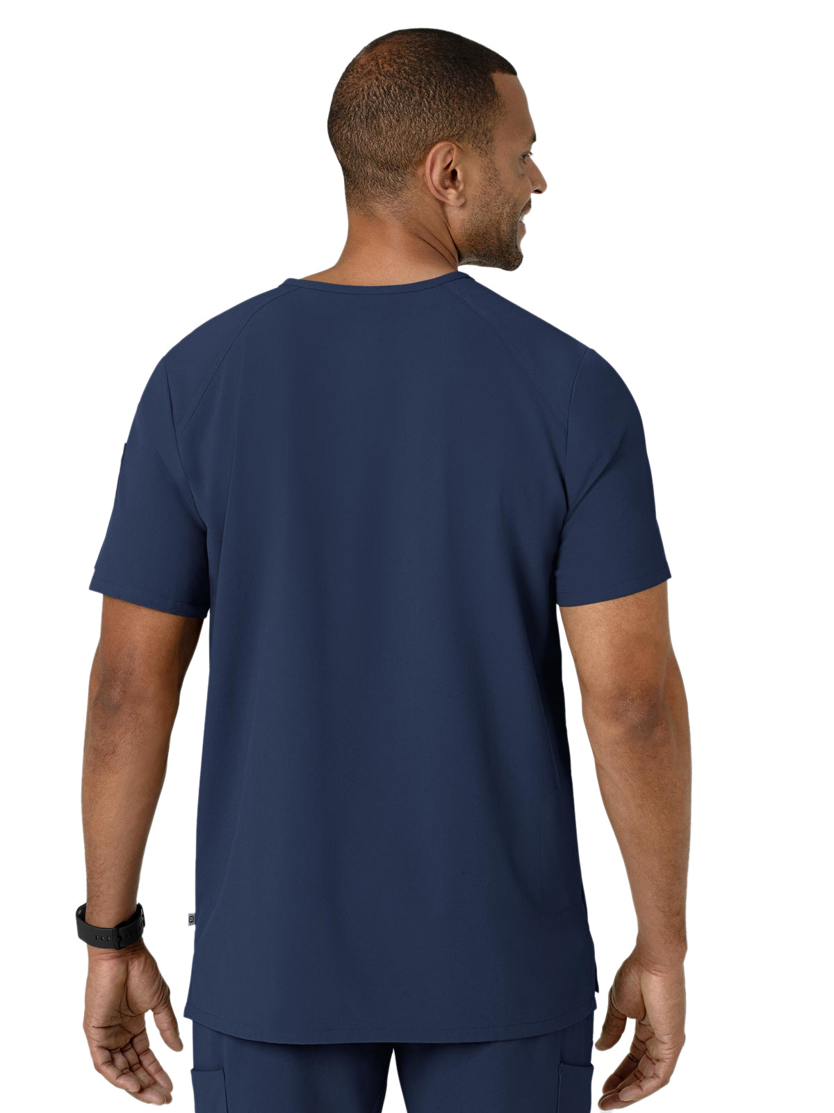 Men's V-Neck 5-Pocket Scrub Top