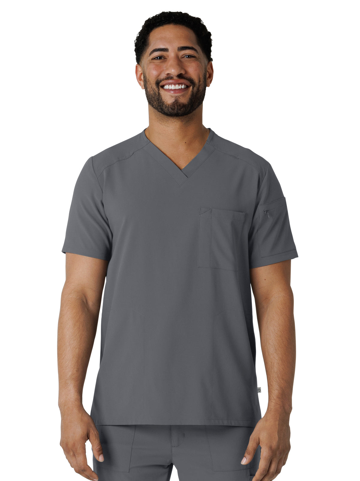 Men's V-Neck Five-Pocket Top