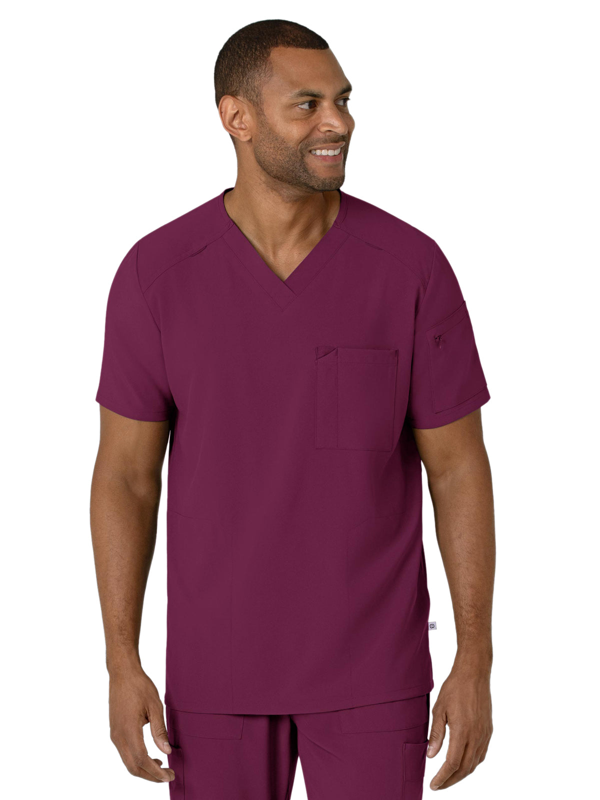 Men's V-Neck Five-Pocket Top