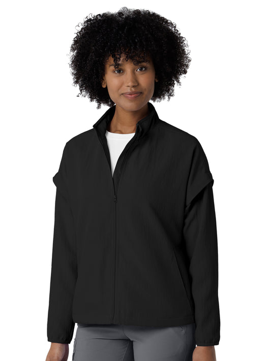 Women's Four-Pocket BreezeBreaker Jacket - 8014 - Black