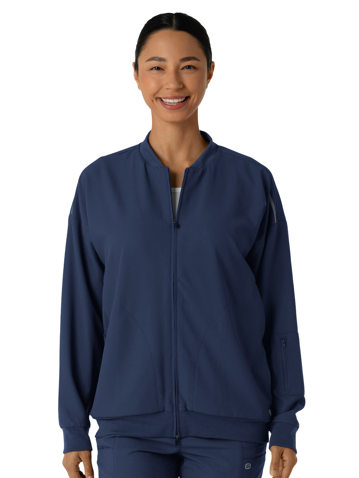 Women's 8-Pocket Bomber Jacket - 8066 - Navy