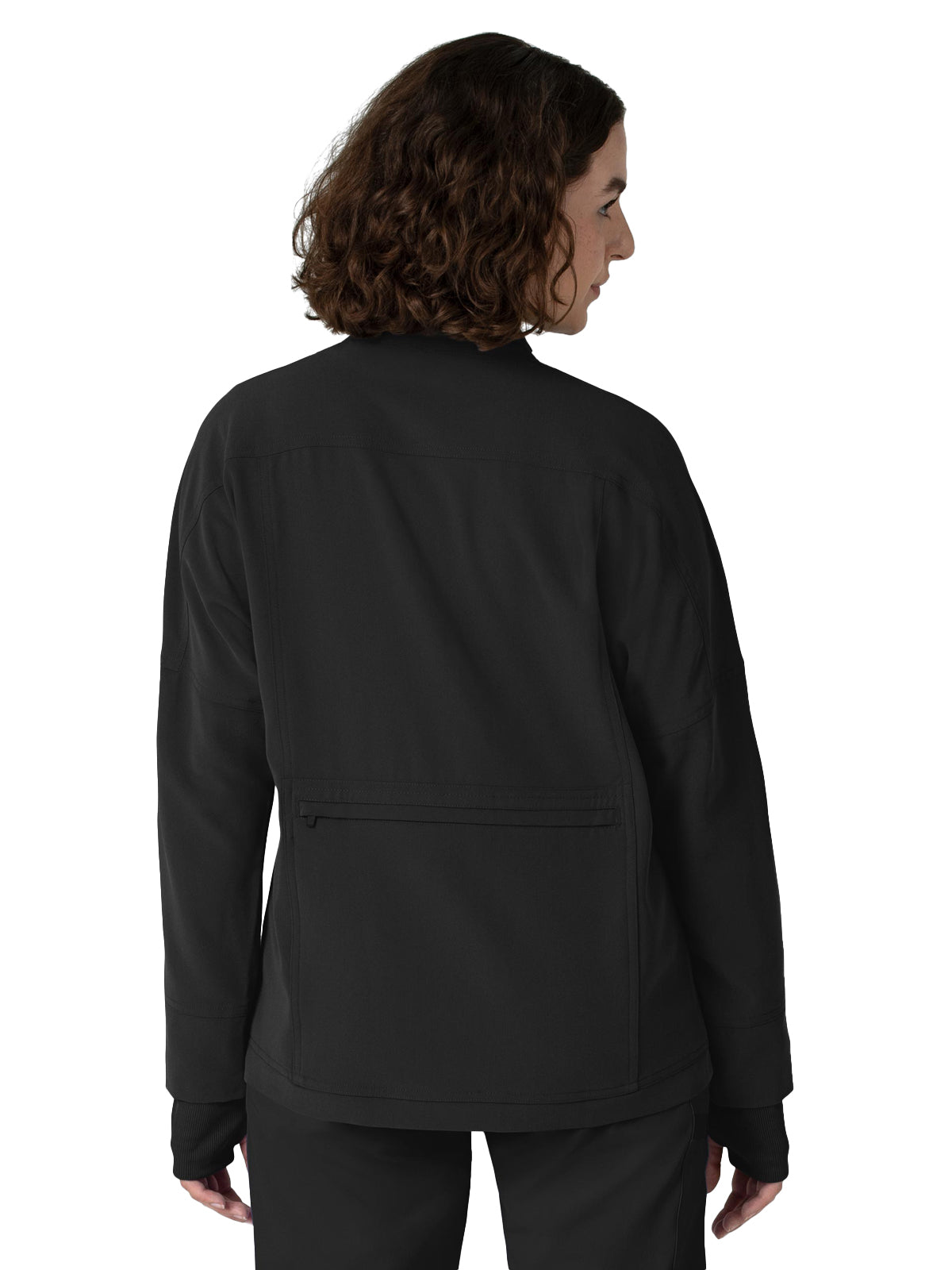 Women's Six-Pocket Packable Scrub Jacket