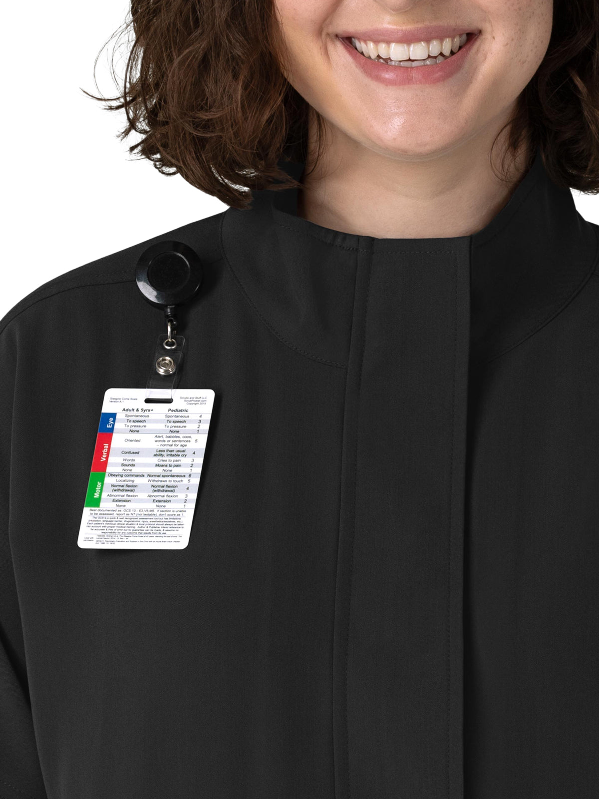 Women's Six-Pocket Packable Scrub Jacket