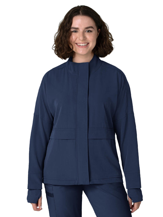 Women's Six-Pocket Packable Jacket - 8132 - Navy