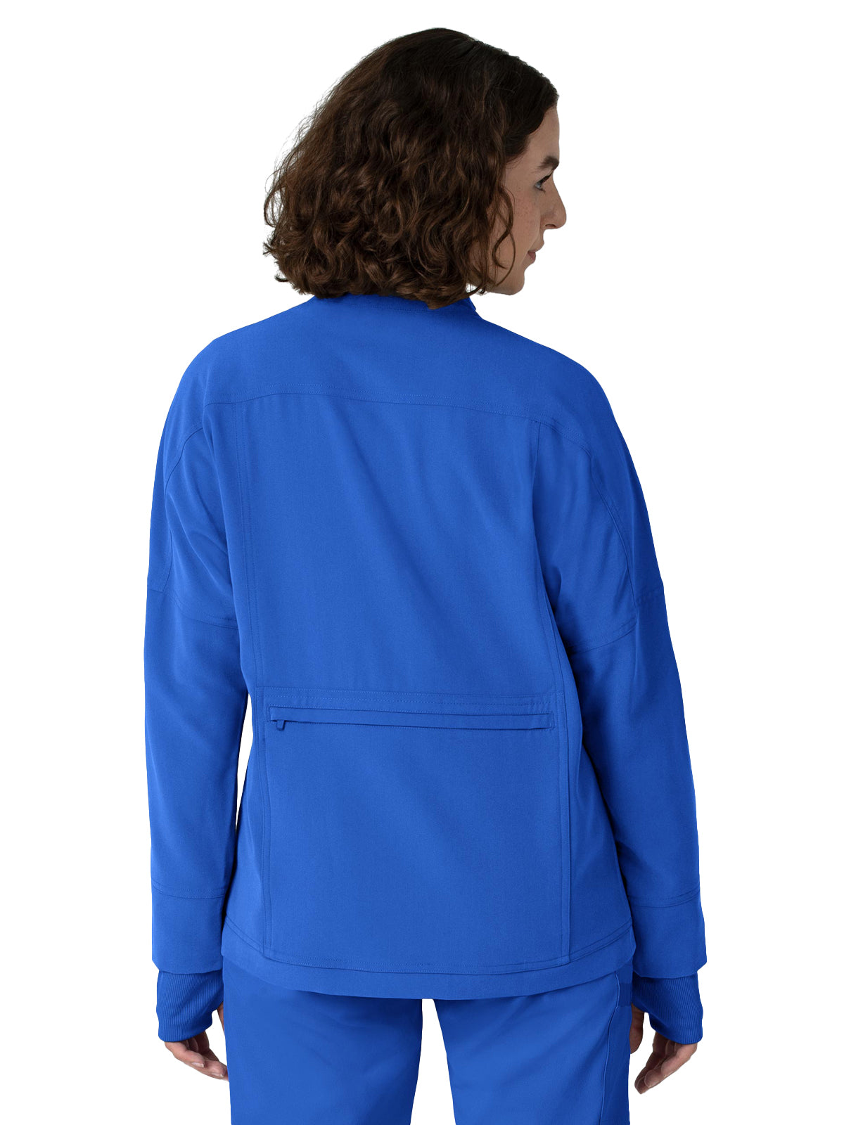 Women's Six-Pocket Packable Scrub Jacket