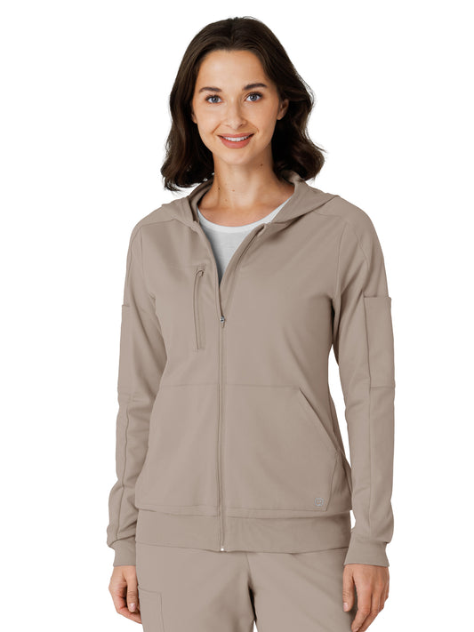 Knit Women’s Four-Pocket Zip Hoodie