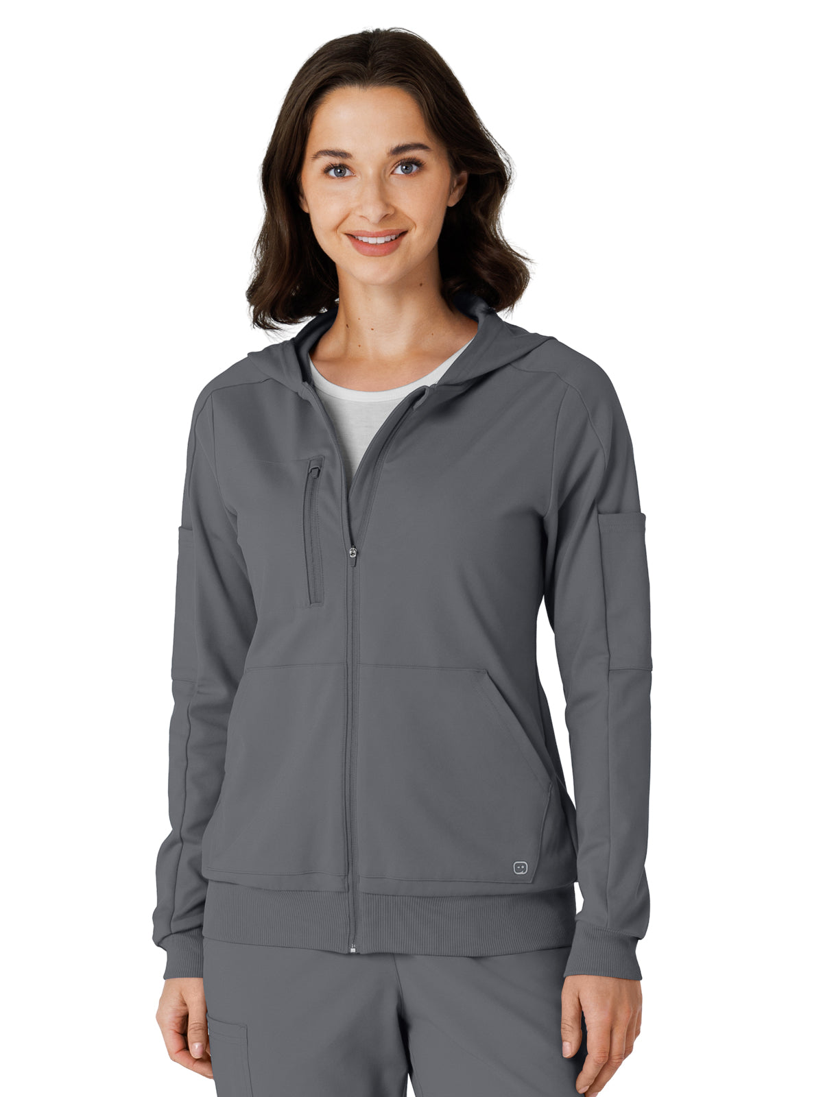 Knit Women’s Four-Pocket Zip Hoodie