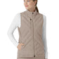 Women's Six-Pocket Quilted Scrub Vest