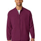 Men's Three-Pocket Zip-Front Warm-Up Scrub Jacket