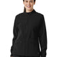Women's Four-Pocket Soft Shell Scrub Jacket - 8509 - Black