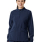 Women's Four-Pocket Soft Shell Scrub Jacket - 8509 - Navy