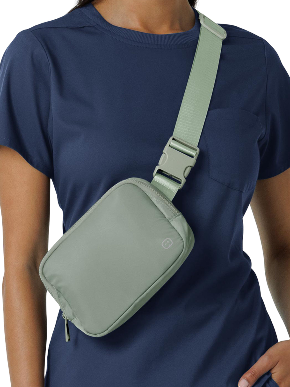 Chatelaine Four-Pocket Belt Bag - A101 - Sage