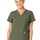 Women's Five-Pocket Modern Fit V-Neck Top