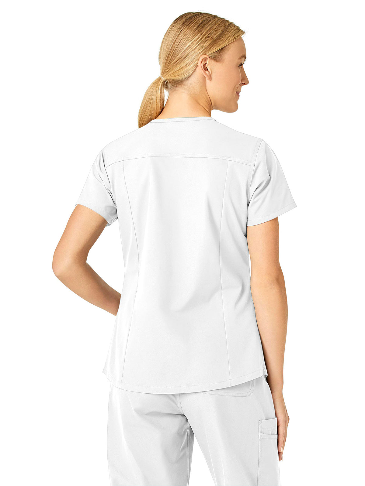 Women's Five-Pocket Modern Fit V-Neck Top