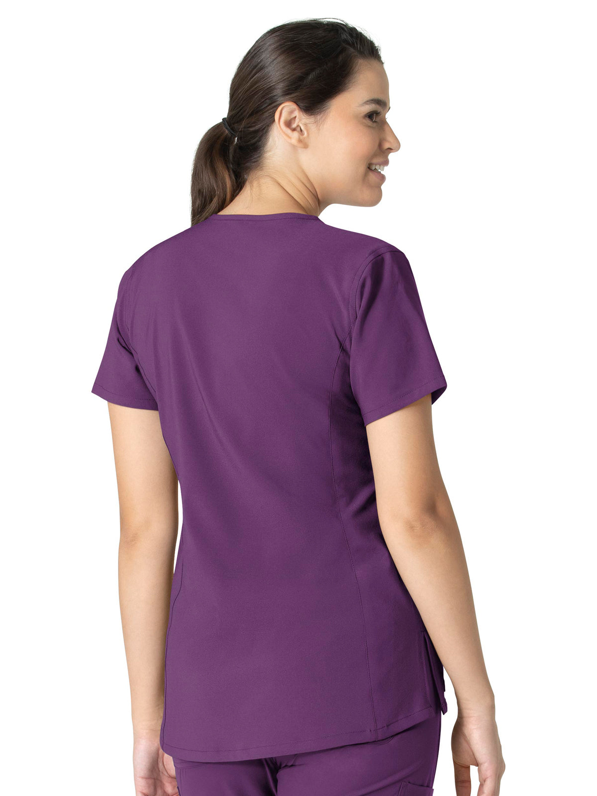 Women's Three-Pocket Modern Fit Notch Neck Top