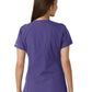 Women's Notch Neck Tunic Knit Panel Scrub Top