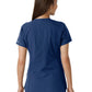 Women's Notch Neck Tunic Knit Panel Scrub Top