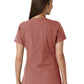 Women's Notch Neck Tunic Knit Panel Scrub Top