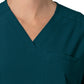 Women's Four-Pocket Oversized V-Neck Scrub Top